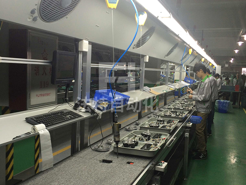 倍速链灶具生产线