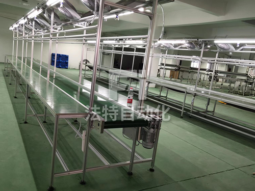 皮带输送流水线